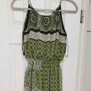 En Focus Studio Green Maxi Dress